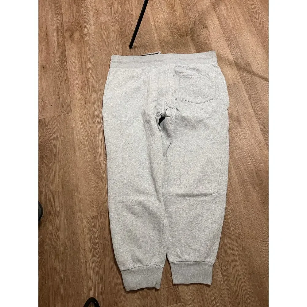 True Religion Jogger Sweatpants Mens Large Gray Fleece Logo Lounge Athletic